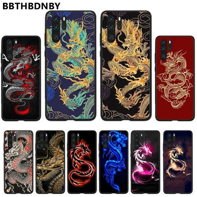 

Red Dragon Phone Case For Huawei Y5 Y6 II Y7 Y9 PRIME 2018 2019 NOVA3E P20 PRO P10 Honor 10