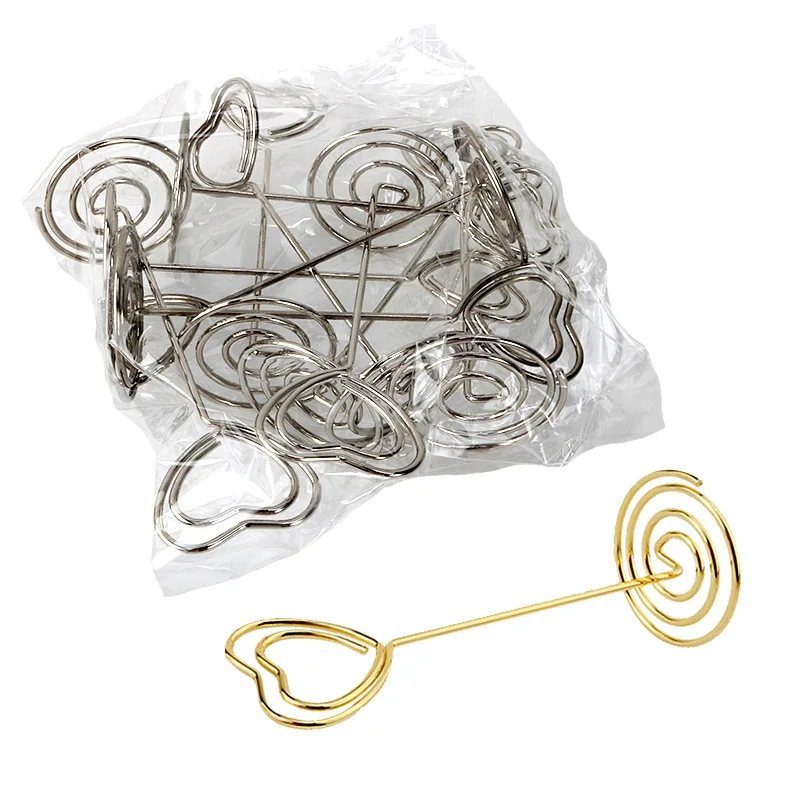 Держатель для этикеток золотистый серебристый различные формы держатели