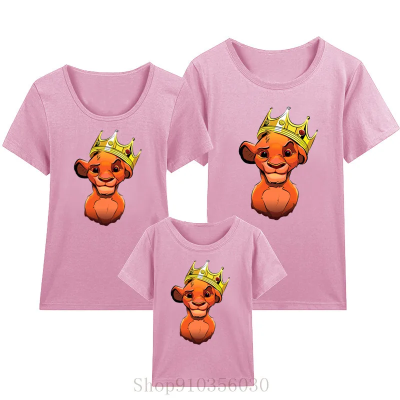 .Notorious Simba Baba Lion King mom and daughter matching clothes family outfits childrens girl | Мать и ребенок