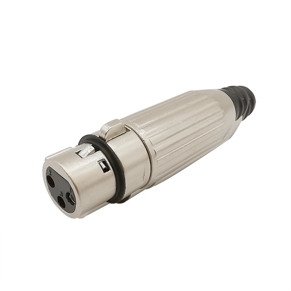 2 шт. XLR 3 Pin core мужской и женский разъем металлический разъём микрофонный кабель