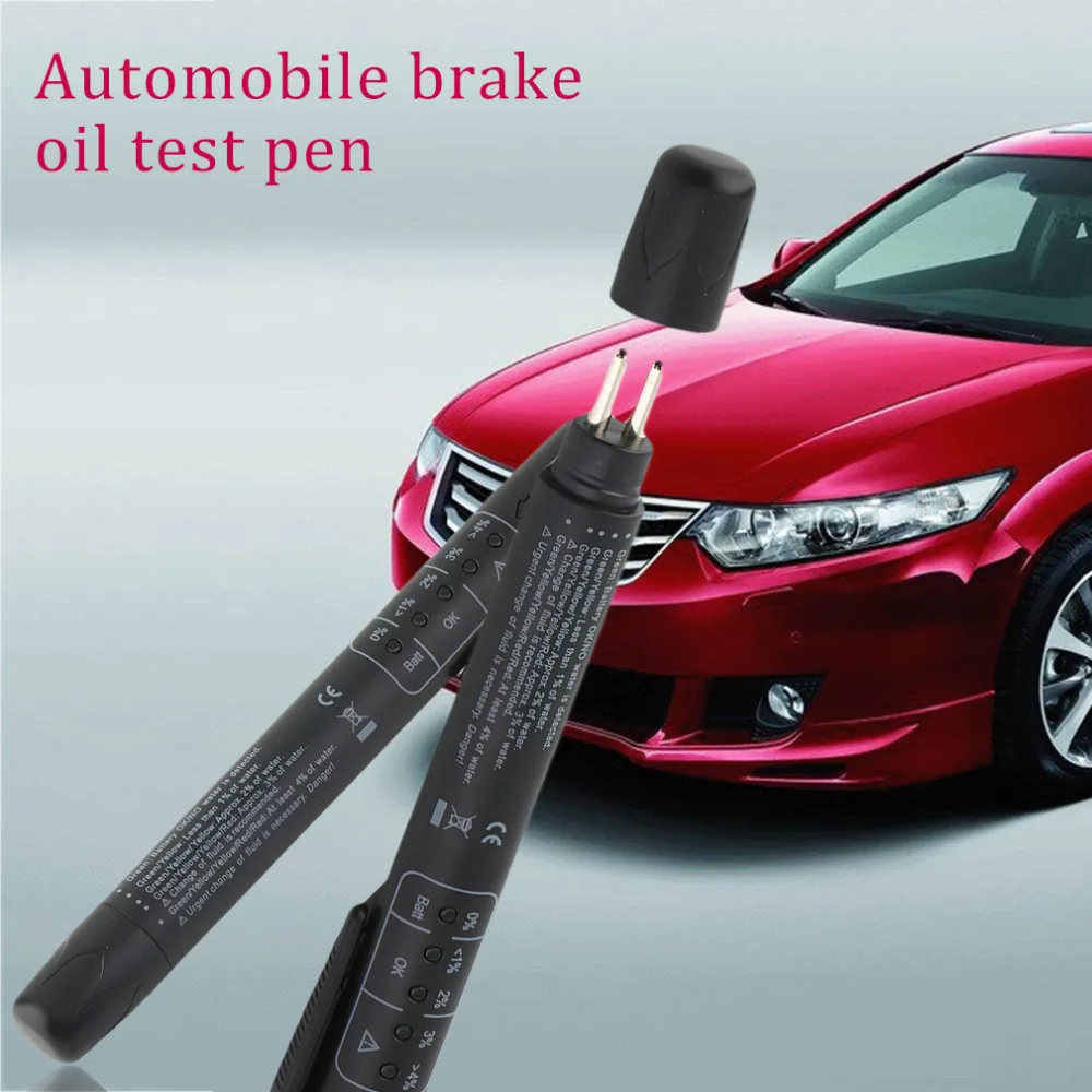 

new1PCS Brake Fluid Tester Pen 5 LED Car Vehicle Auto Automotive Testing Tool Car Vehicle Tools Diagnostic Tools car styling