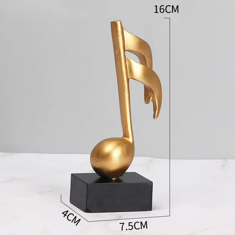 Музыкальная скульптура статуэтка музыкальных нот домашнее пианино подарки