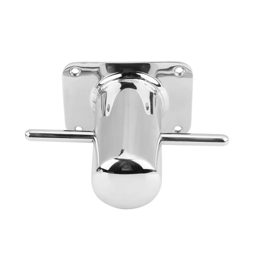 

Mooring Bit Stainless Steel Replacement Post Polished For Yacht Accessories With Base Boat Practical Cross Bollard Marine