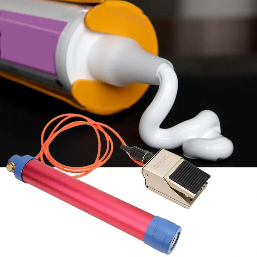 Пистолет для герметизации резиновый с управлением педалью 400 мл|Клеевые