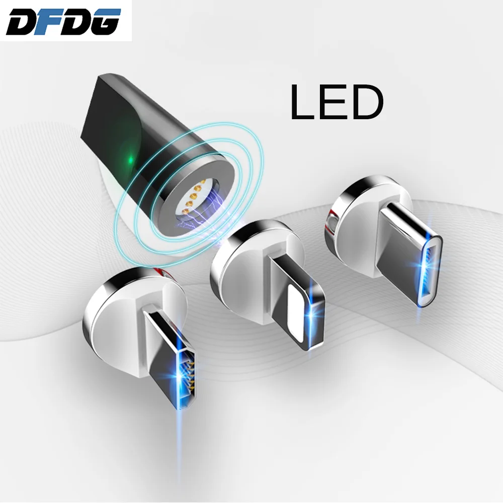 3A ток быстрой зарядки Магнитный преобразователь 3in1 адаптер передачи данных Micro USB