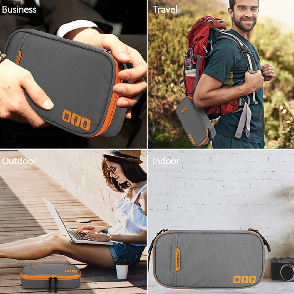 Цифровой органайзер для хранения портативный водонепроницаемый USB гаджет кабели