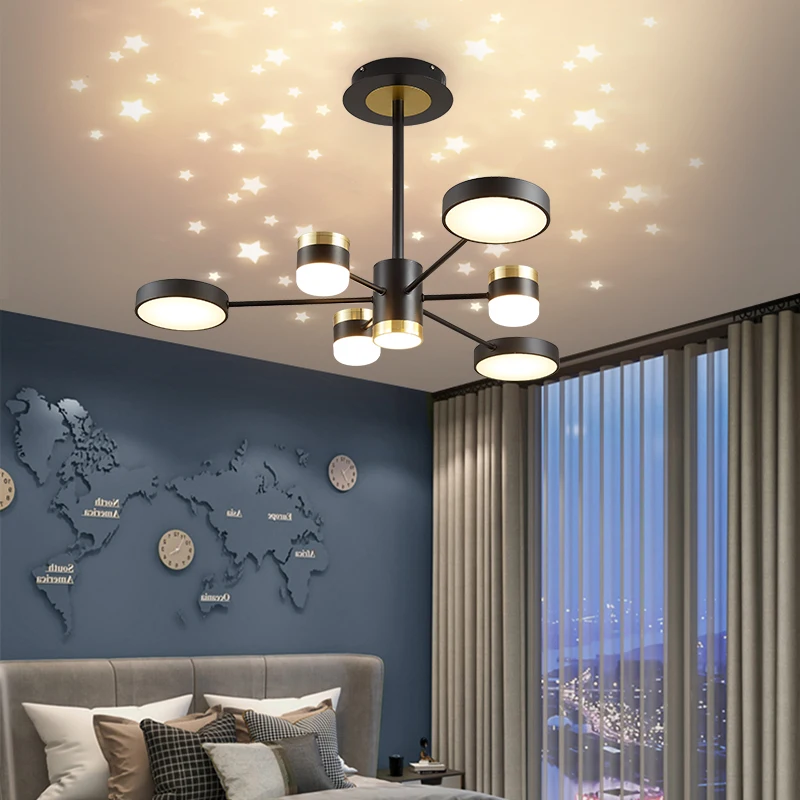 Indoor Chandelier Lamps For Children Room Living Study Bathroom Simple Home Decoration Modern LED | Лампы и освещение