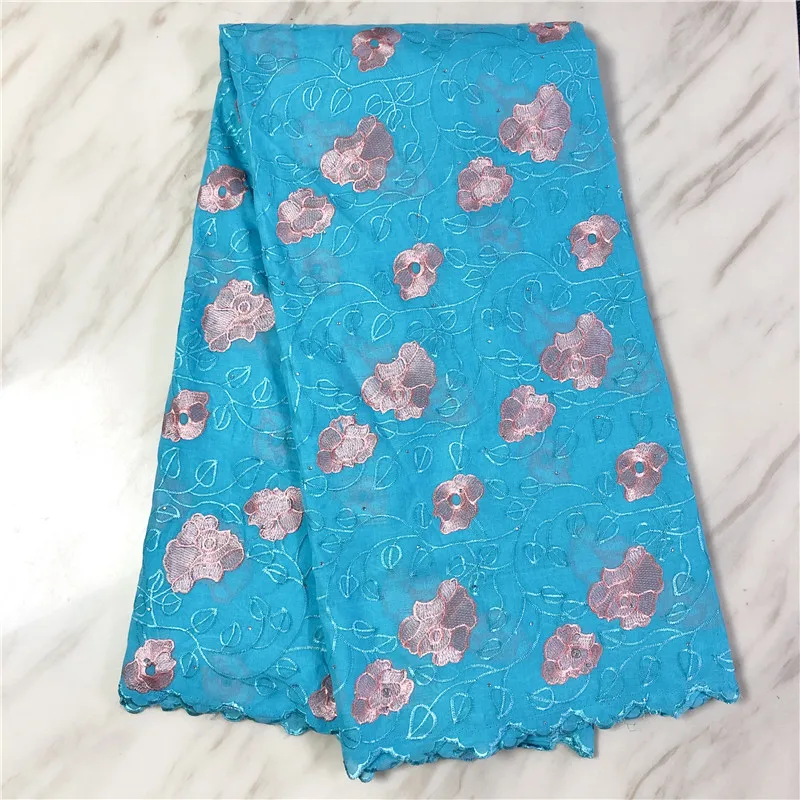 

High Quality Swiss Voile Laces In Switzerland Cotton African Dry Cotton Lace Fabric Nigerian Man Voile Lace 5Yards 16