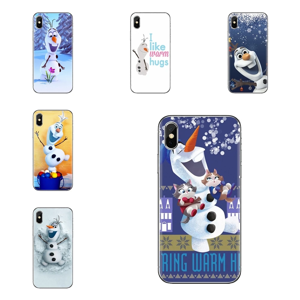 Милые платья со снеговиком Олафом из мультфильма Снежинка для samsung Galaxy S3 S4 S5 мини