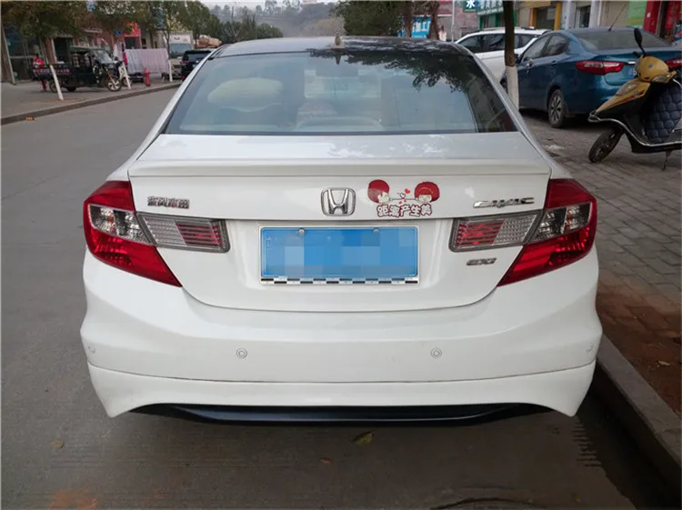 Спойлер для HONDA Civic 2012-2014 спойлер civic высокого качества из ABS материала заднее