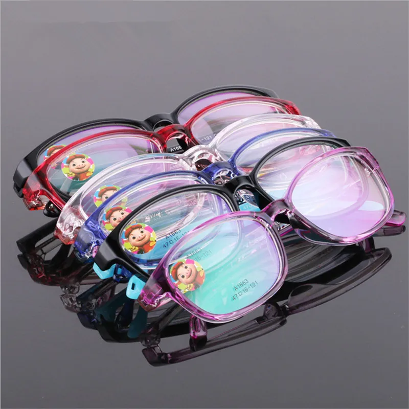 TR90 очки для мальчиков и девочек легкие с гибкой оправой детские по рецепту