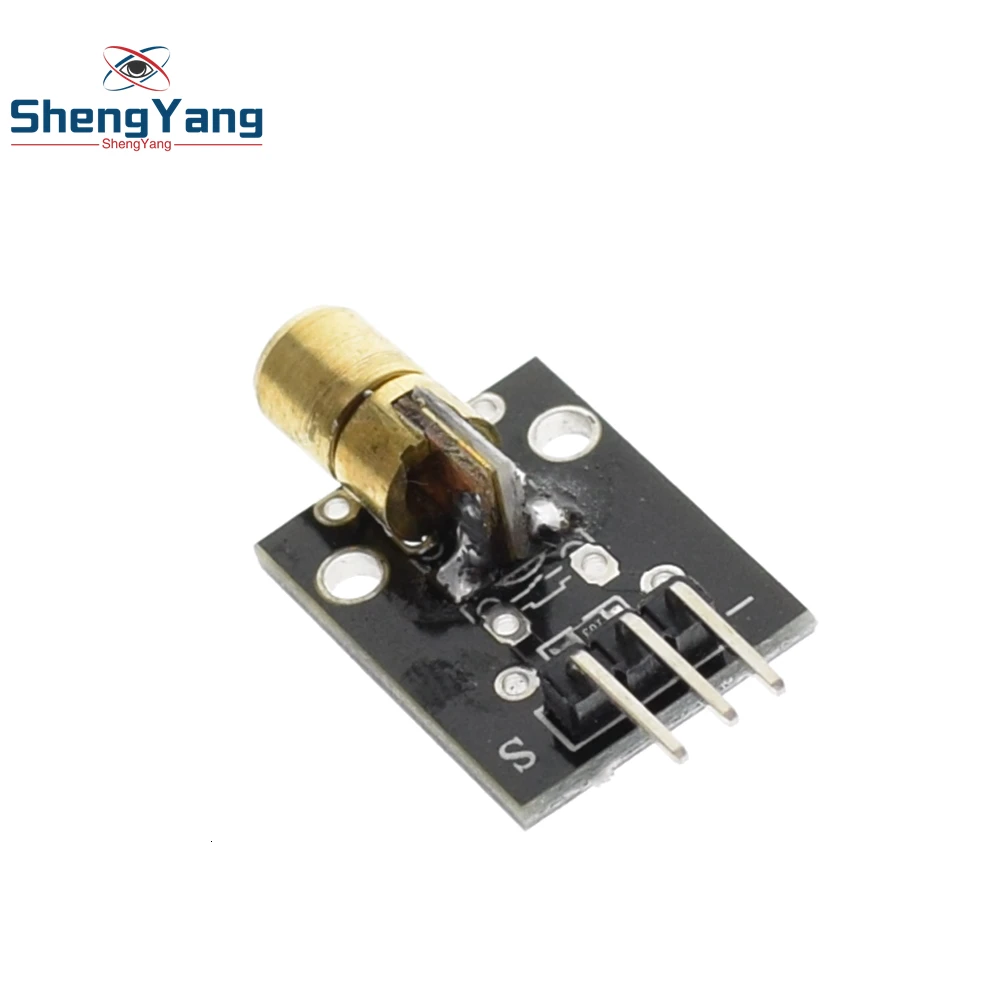 Умная электроника KY-008 3pin 650nm красный лазерный передатчик Dot диод Медная головка модуль для Arduino AVR PIC DIY