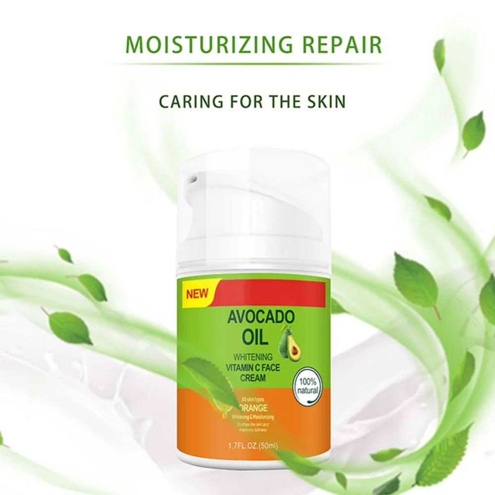 

Горячая Распродажа, 50 мл, дневной оранжевый крем для лица VC, отбеливающий, омолаживающий, питательный крем для лица от морщин