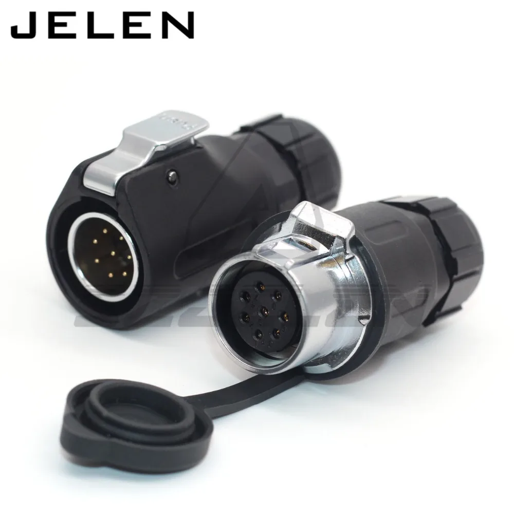XHE20, IP67 2/3/4/5/6/7/8/9/10/12pin водонепроницаемый conector, док-разъем кабеля питания мужской и женский, автомобильные разъемы