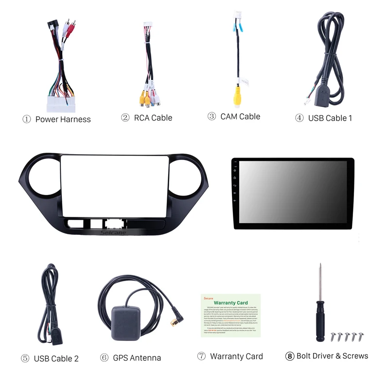 Seicane Android 8 1 для 2013-2016 HYUNDAI I10 Grand i10 RHD радио GPS навигационная система сенсорный экран