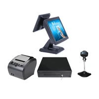 whole set pos system for restaurants all in one pos machine and terminal full set point of sale cash register high quality pos