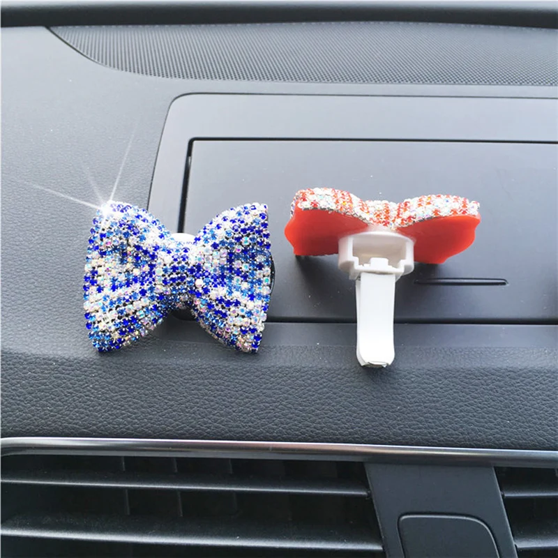 Автомобильный Стайлинг Хрустальный бант автомобильный освежитель воздуха