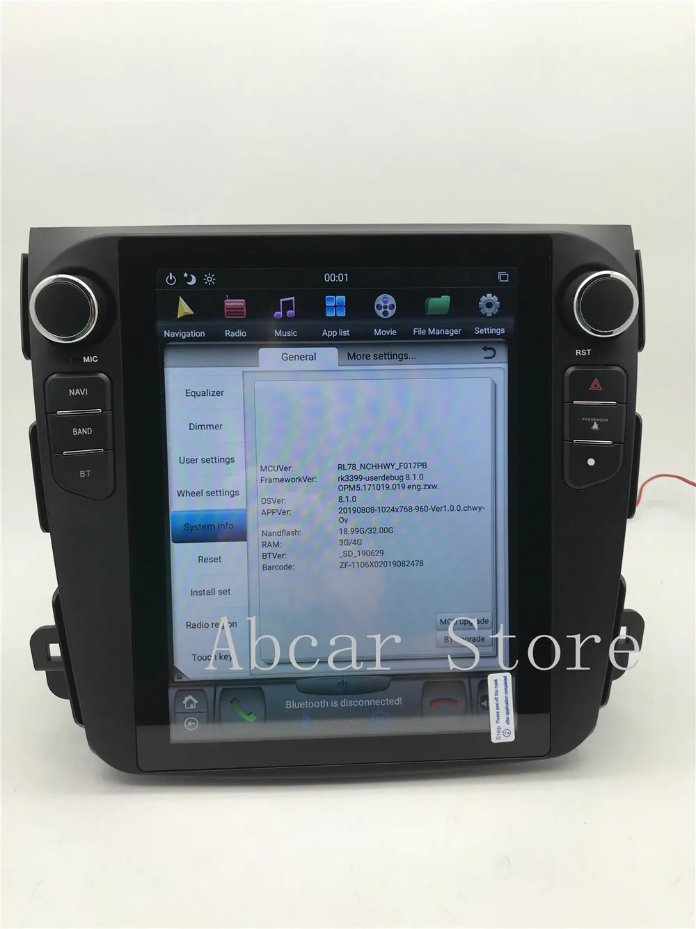 10,4 ''Tesla стиль Android 8,1 автомобильный dvd-плеер gps навигация для Mitsubishi Outlander 2006-2012 стерео радио PX6 CARPLAY HDMI