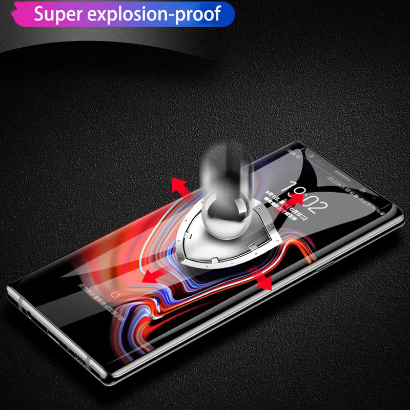 Прозрачный изогнутый УФ жидкий Полный Клей закаленное стекло для LG V30 V40 V50 защита