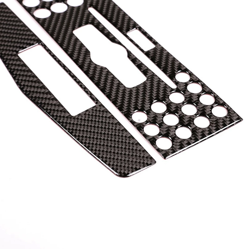 

For Mercedes-Benz-C-Class W204 Carbon Fiber Central Control Navigation Panel Cd Panel Decorative Cover