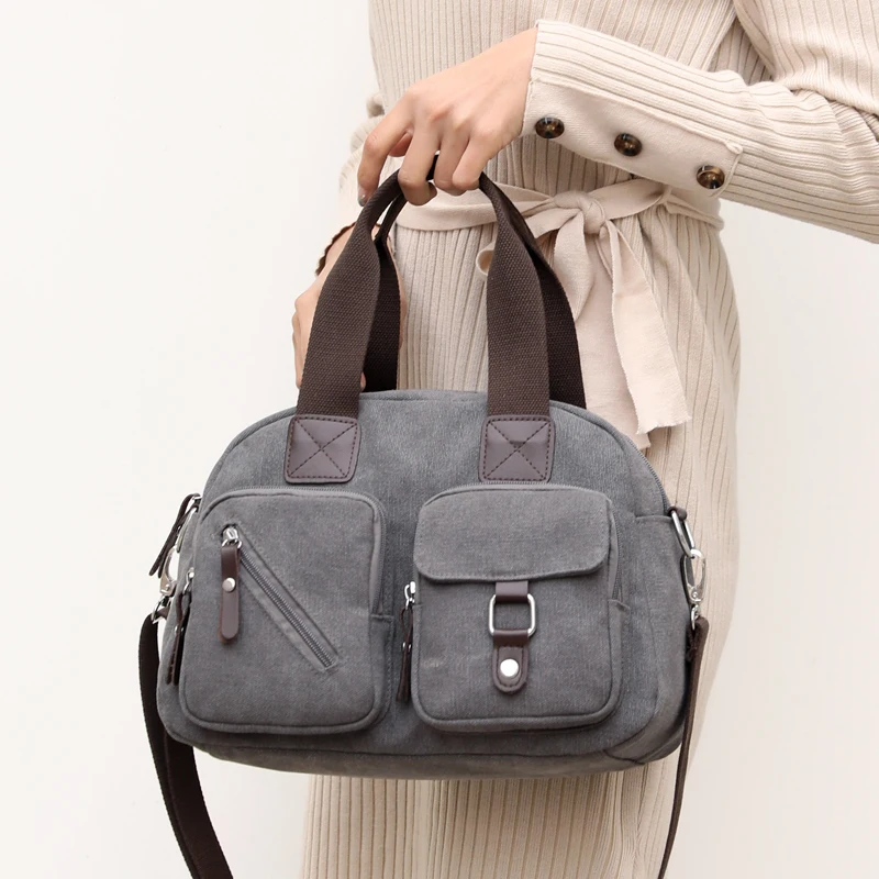 Винтажная Холщовая Сумка Piler женская сумка на плечо сумки Женский кошелек для