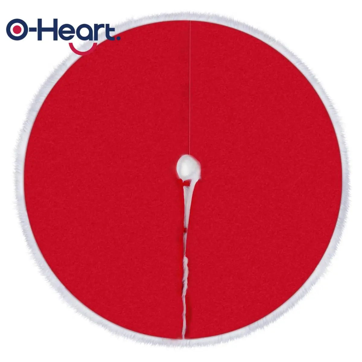 OHEART 122 см Роскошный белый плюш Рождественская елка юбка искусственный мех коврик