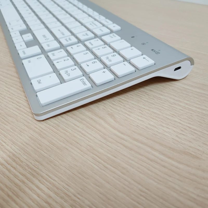 Беспроводная Bluetooth клавиатура и мышь для настольного ноутбука планшета русская