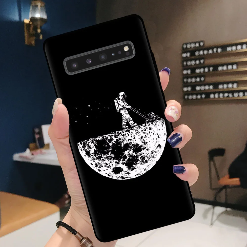 Чехол-накладка для Samsung S8 S9 S10 S20 Plus S7 Edge силиконовый с рисунком | Мобильные