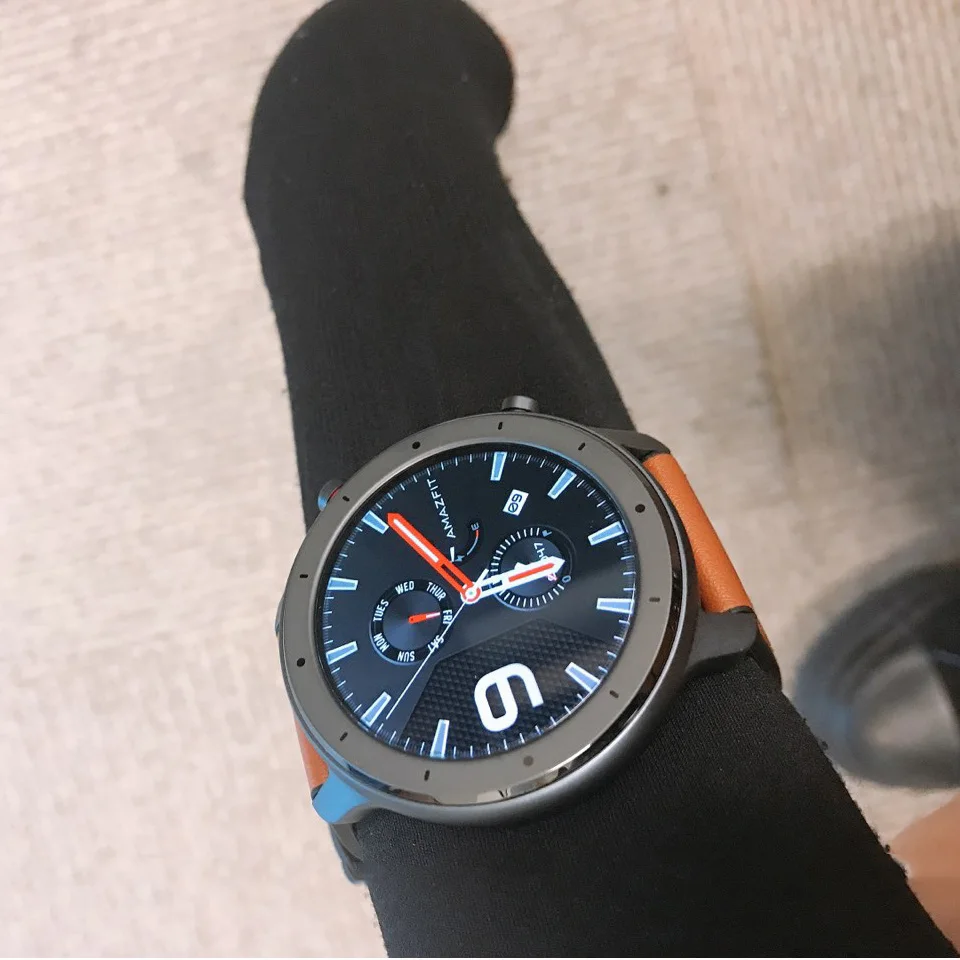 Бесплатные фильмы и TWS гарнитура Amazfit GTR Смарт часы 47 мм Huami gps Smartwatch 24 дня батарея управление музыкой 5ATM для Android IOS