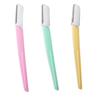 eyebrow trimming knife beauty tool eyebrow trimming artifact portable color sharp and safe 3 packs