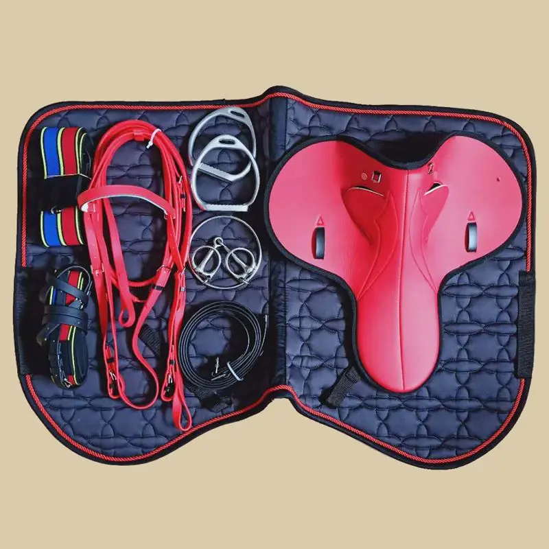 Horse Equipment Full Set of Saddles Thick Race Saddles Harness Supplies Speed Saddles Race Saddles Full Set