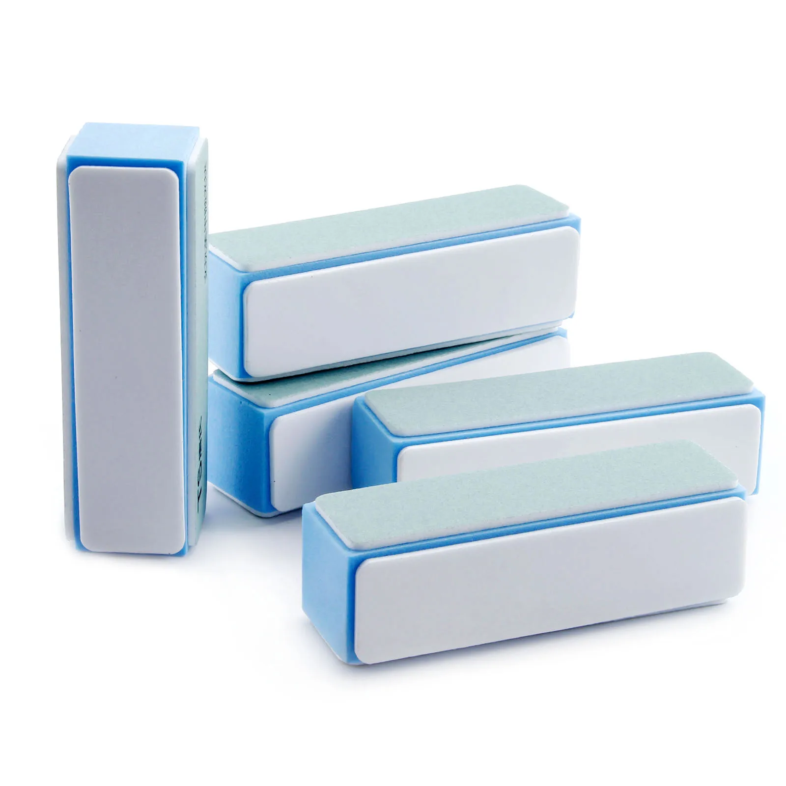

dophee 5Pcs Sanding Polishing Buffers 4 Way Buffer Polishing Block Grit 1000 7000 Polishing Tools