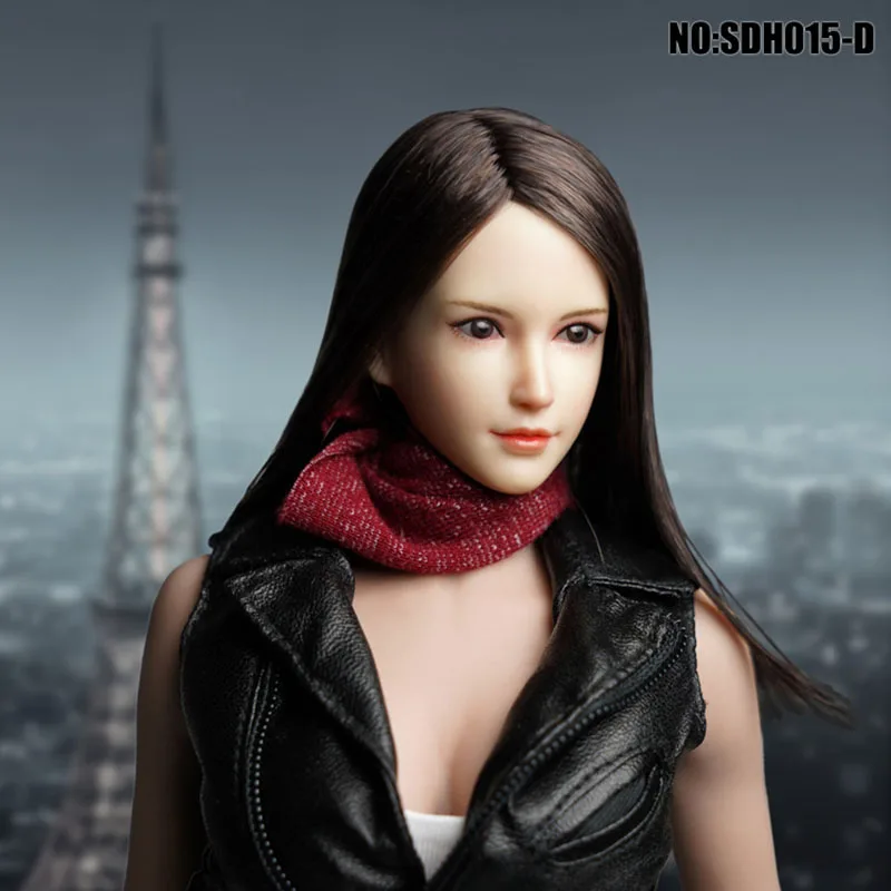 

Супер утка масштаб 1/6 женский солдат ПВХ голова скульптура SDH015 D Подходит для 12 "экшн-фигурки тела