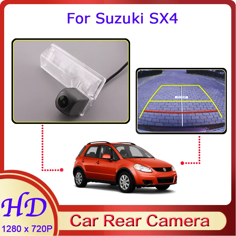 

Автомобильная камера заднего вида «рыбий глаз» для Suzuki SX4 SX-4 2010 ~ 2012 HD предназначенная для ночного видения камера заднего вида 720P