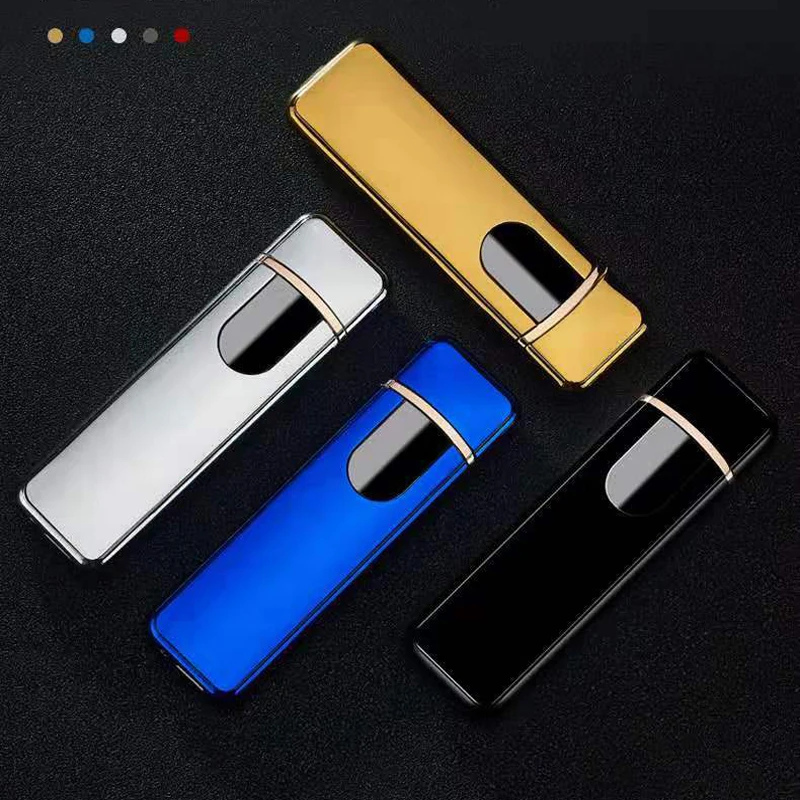 Перезаряжаемая электрическая зажигалка usb ветрозащитные металлические