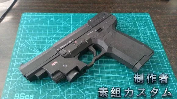 Масштаб 1:1 бумажная модель пистолета FN57 DIY 3D карточка для строительства наборы