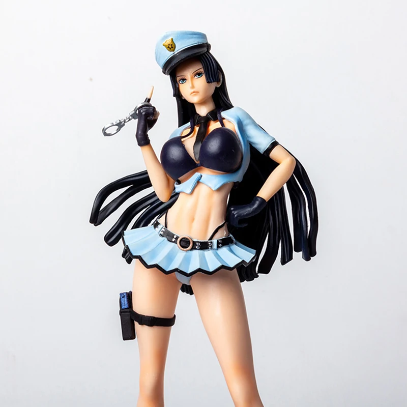 

Anime One Piece Sexy Figure GK Boa Hancock Police uniform PVC Action Figure Toys Anime Figure Collectible Statue Doll Gift