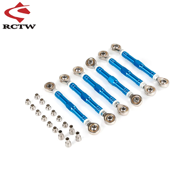 

Металлический Тяговый стержень для радиоуправляемого автомобиля с передней, задней, верхней, а-быстрое + рулевой стержень для 1/5 LOSI 5IVE T ROFUN ROVAN LT KINGMOTOR X2, детали