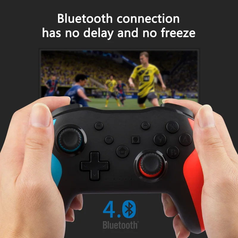 NS009 Bluetooth Game Controller Type-C Gamepad applies to N-Switch PS3 PC Android Games TURBO Six-axis Gyroscope And Vibration |