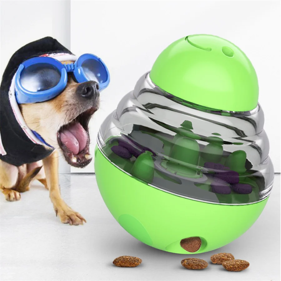 

Tumbler Pet Toy Food Dispening Ball Dog Leakage Toys Pet Traning for Dogs Chasing Playing Chewing Dog Treat Ball Puppy Toy