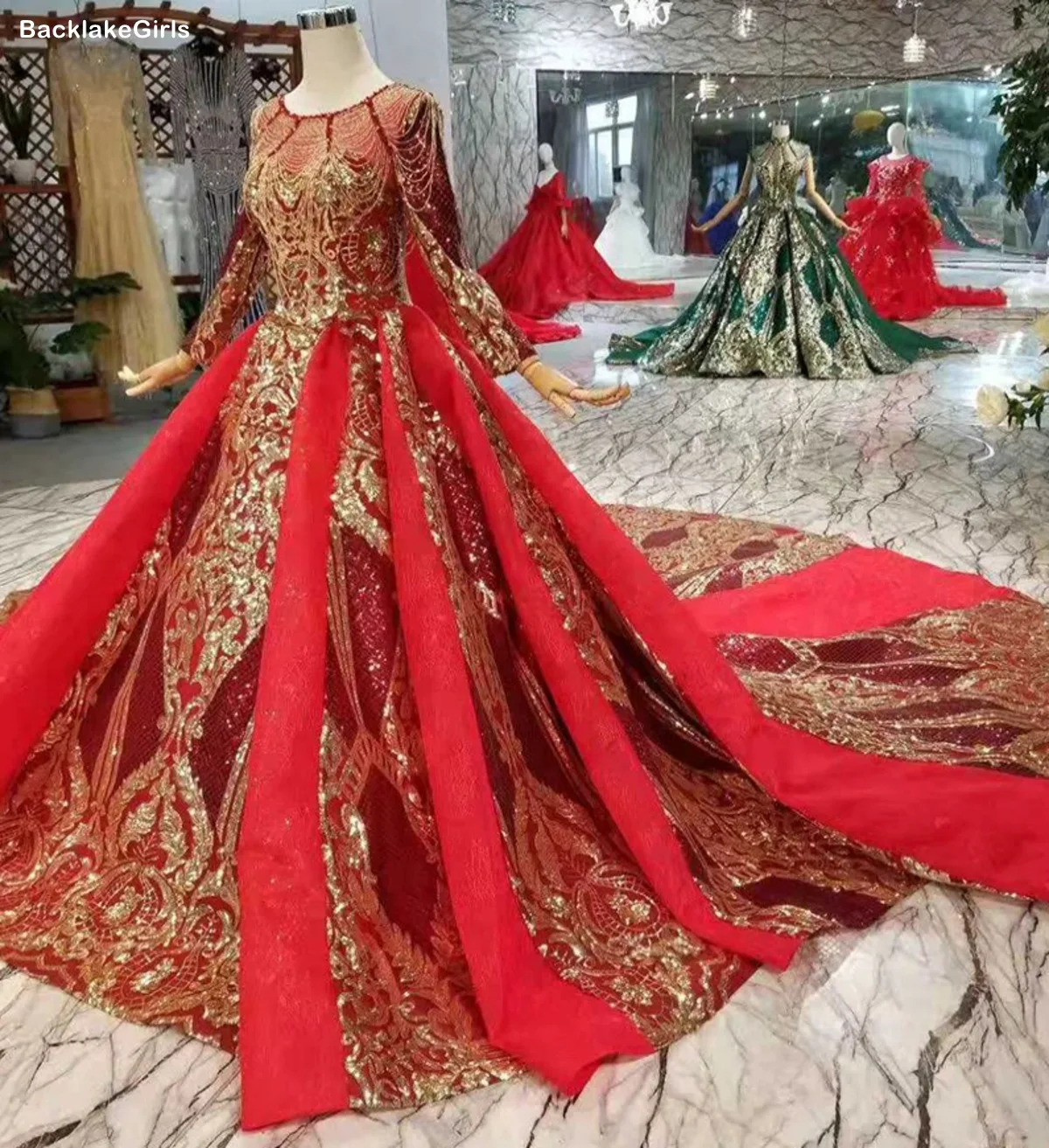 Новое винтажное свадебное платье из Саудовской Аравии Burgurday роскошное Золотое