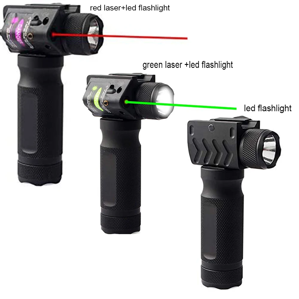 Тактический фонарь светодиодный ная вссветильник шка с красным зеленым лазерным