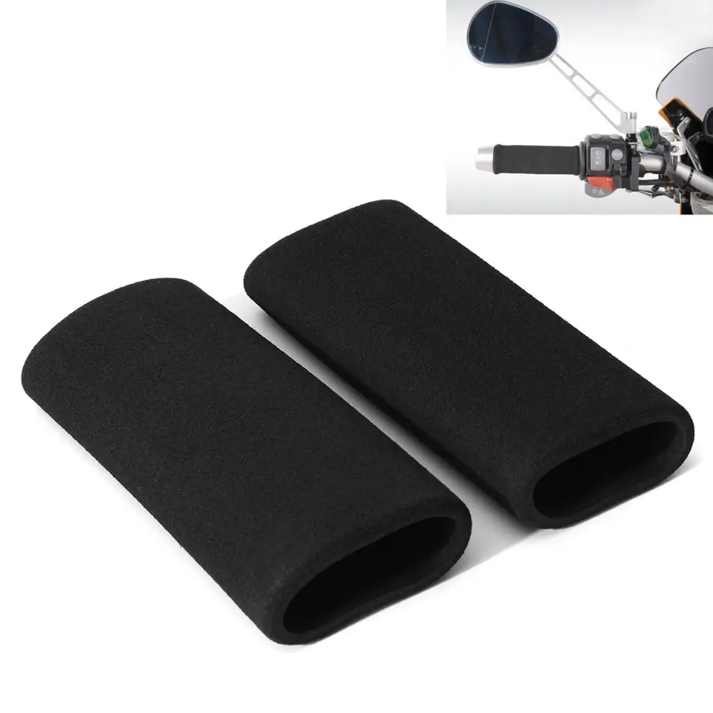 

Motorcycle Cycle Foam Sponge Nonslip Handlebar Hand Grips Cover Set