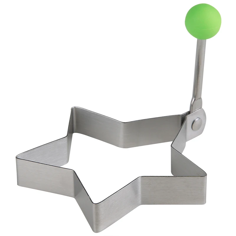 

Stainless steel egg omelette mold heart-shaped non-stick omelet abrasive love box Kitchen accessories