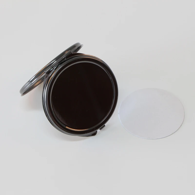 Сделай Сам складное компактное черное металлическое зеркало для макияжа +