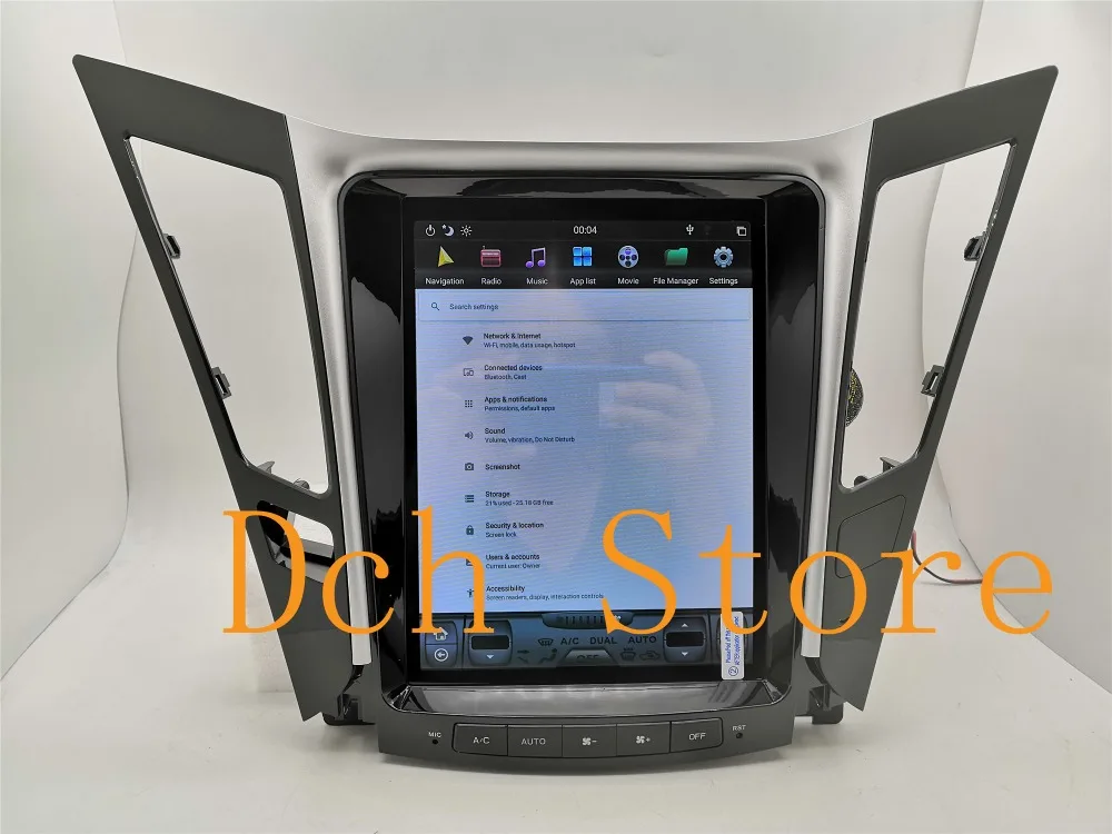 10,4 ''вертикальный экран Tesla стиль Android 8,1 автомобильный DVD gps навигатор плеер радио для hyundai sonata 2012 2013 PX6 CARPLAY