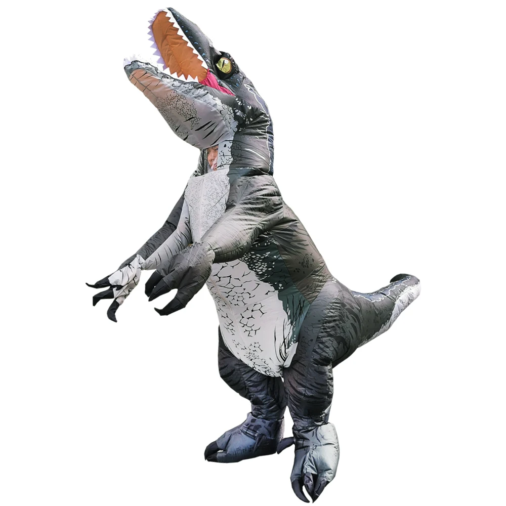 

New Year's Gift T-REX Inflatable Dinosaur Costume Anime Purim Halloween Party Cosplay Costumes For Man Woman Fancy Dress Suit