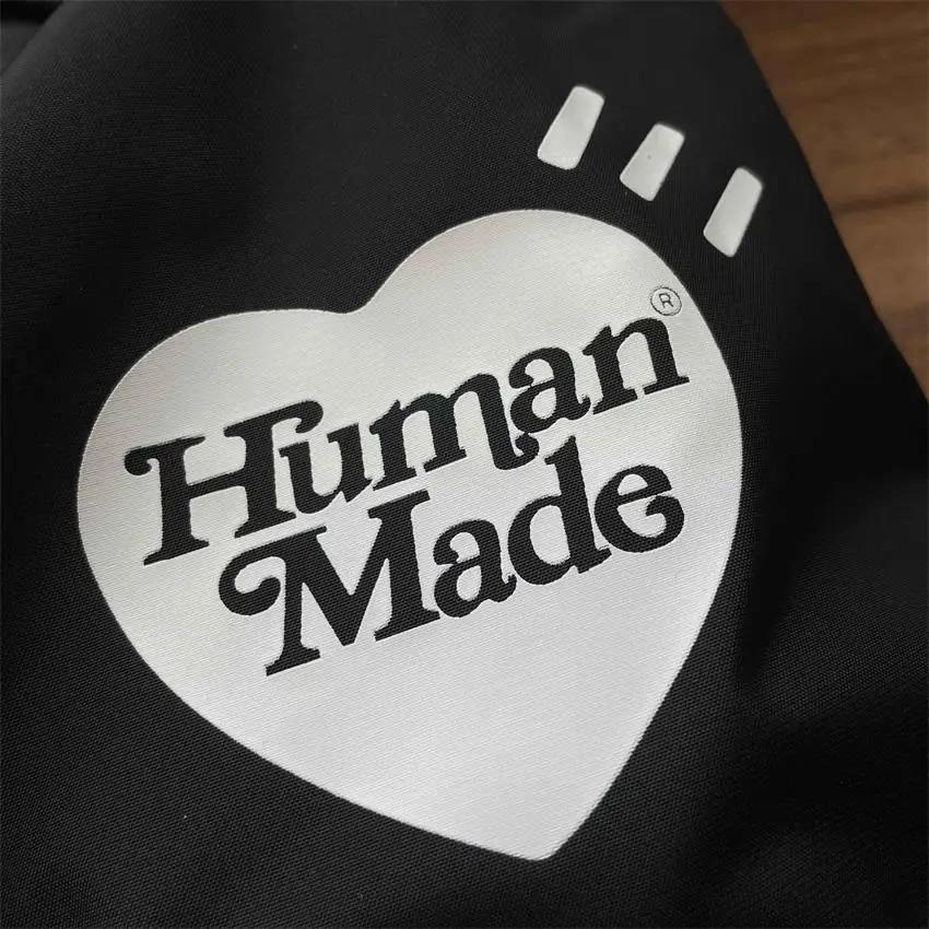 Human Made Jacket Men Clothing Women Clothes Japanese Streetwear Techwear Varsity Coats Bomber Mountain Parkas Black Windbreaker