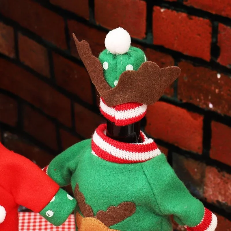 Крышка 1 шт./лот бутылка Красного вина Новогодняя продукция рождественские