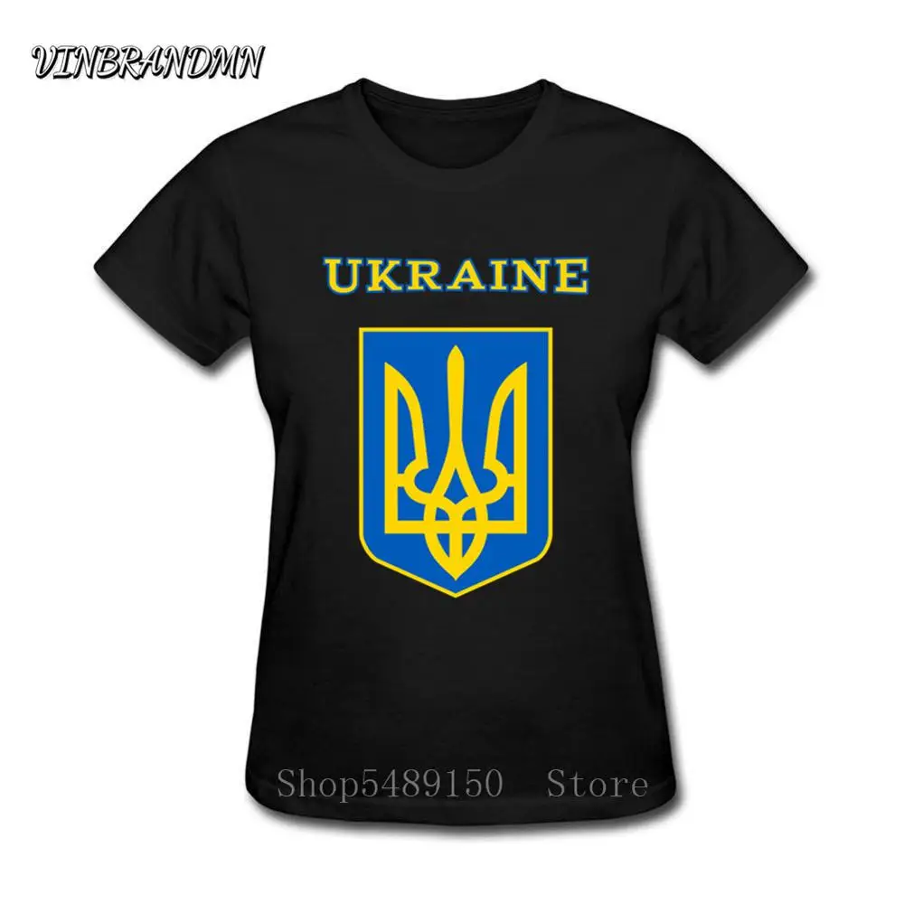 Украина страна Логотип Колледжа фото рубашка Высокое качество Цифровая печать